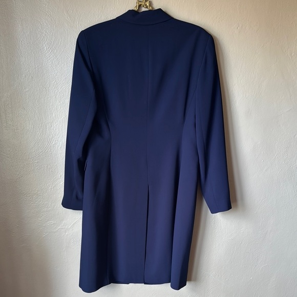 Tahari One Button Long Coat - Picture 2 of 5